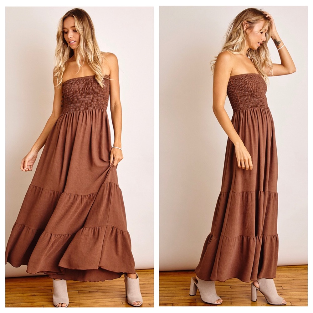 05 Must have Off -Shoulder Tiered Maxi dress - Picture 4 of 6